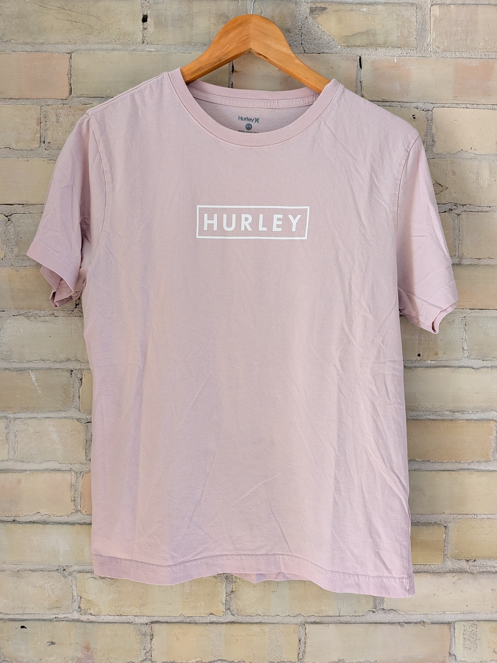 Hurley Men’s Light Pink Logo Tee